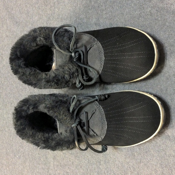 Sperry Elayna Duck Slipper, Women's, Black Suede, Size 7 NEW - Picture 1 of 5